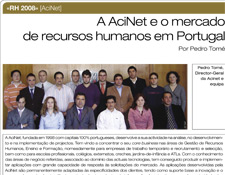 A AciNet e o mercado de recursos humanos em Portugal